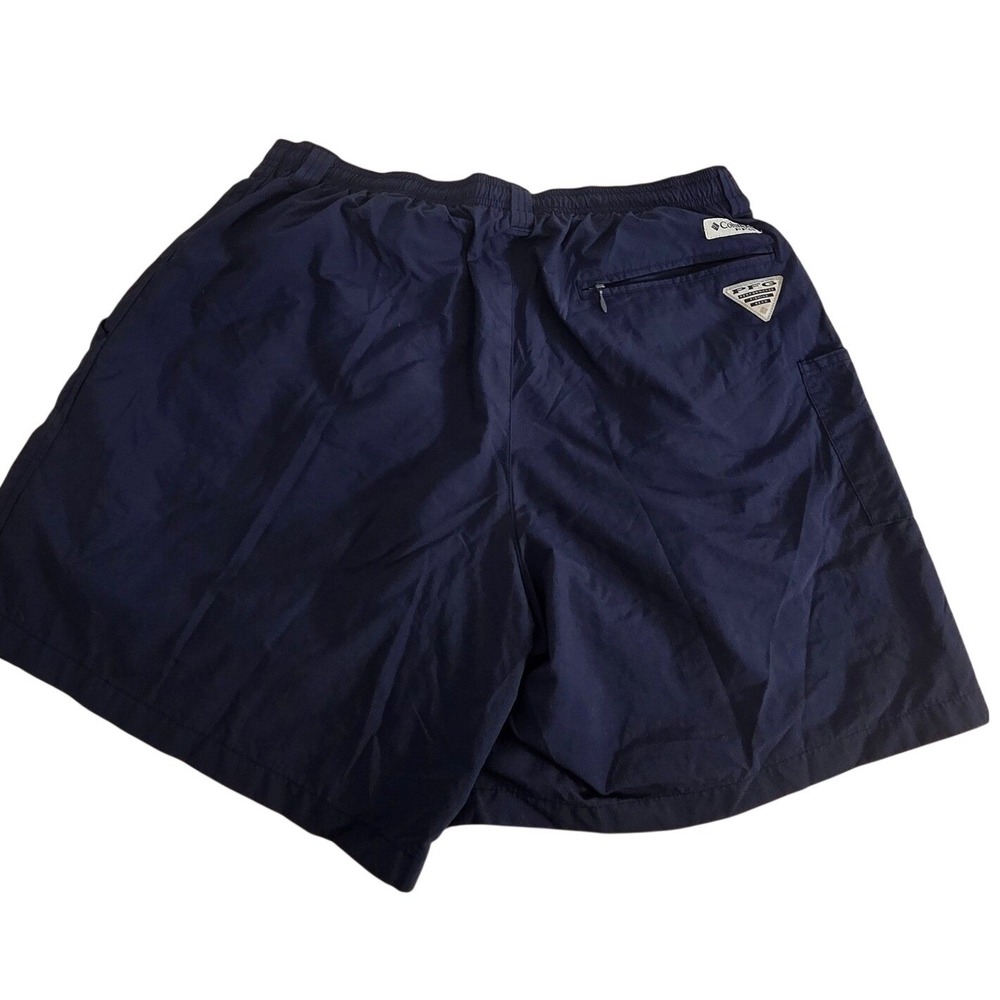 Columbia Omni-Shade Swim Trunks Men's Large Navy Blue Fishing Shorts - Picture 4 of 6